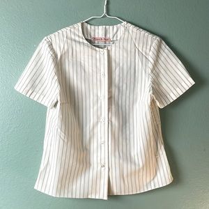 Vintage handmade button up blouse